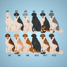 Load image into Gallery viewer, Borzoi ornament personalized
