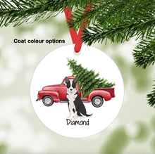Load image into Gallery viewer, Canaan Dog ornament personalized
