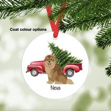 Load image into Gallery viewer, Caucasian Shepherd ornament personalized
