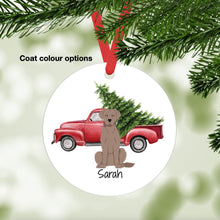 Load image into Gallery viewer, Chesapeake Bay Retriever ornament personalized
