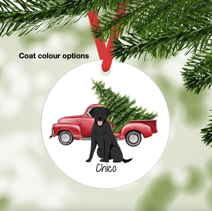 Curly Coated Retriever ornament personalized