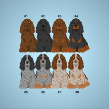 Load image into Gallery viewer, Field Spaniel ornament personalized
