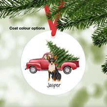 Load image into Gallery viewer, Rat Terrier ornament personalized
