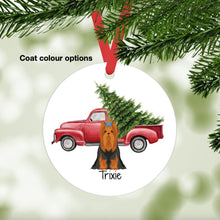 Load image into Gallery viewer, Yorkshire Terrier ornament personalized
