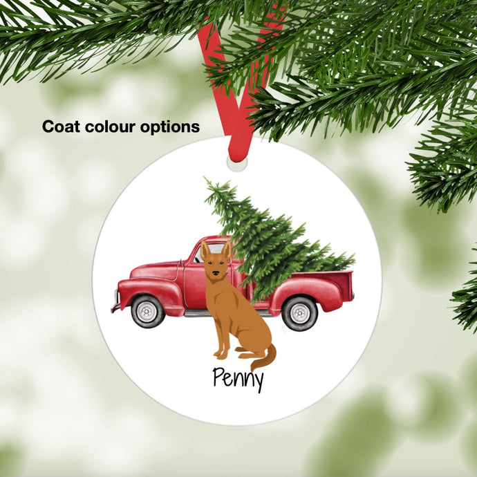 Carolina Dog ornament personalized