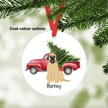 Load image into Gallery viewer, English Mastiff ornament personalized
