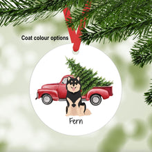 Load image into Gallery viewer, Finnish Lapphund ornament personalized
