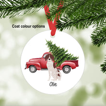 Load image into Gallery viewer, German Shorthaired Pointer ornament personalized
