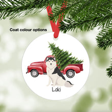 Load image into Gallery viewer, Greenland Dog ornament personalized
