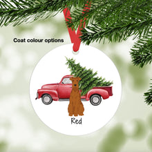 Load image into Gallery viewer, Irish Terrier ornament personalized

