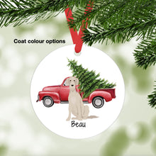 Load image into Gallery viewer, Irish Wolfhound ornament personalized
