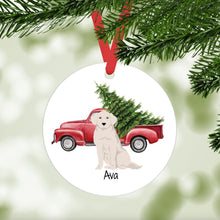 Load image into Gallery viewer, Kuvasz ornament personalized
