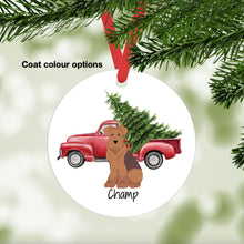 Load image into Gallery viewer, Lakeland Terrier ornament personalized
