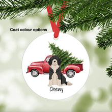Load image into Gallery viewer, Portuguese Water Dog ornament personalized
