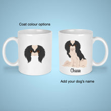 Load image into Gallery viewer, Japanese Chin 11 oz mug personalized
