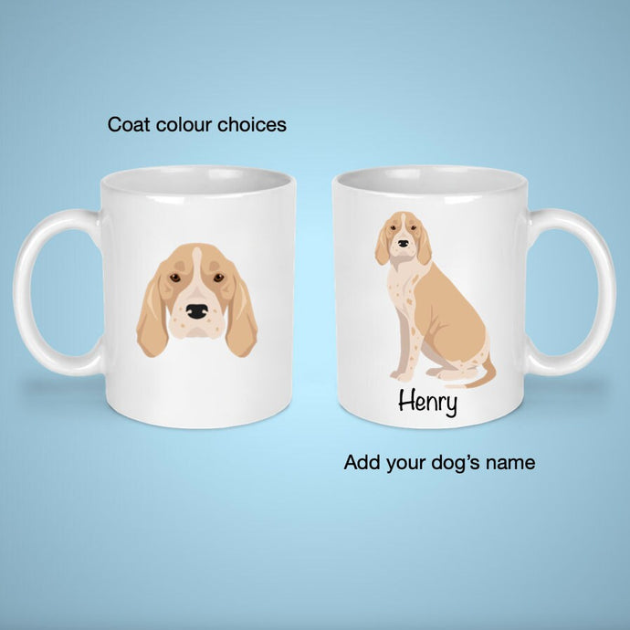 American English Coonhound 11 oz mug personalized