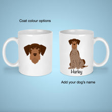 Load image into Gallery viewer, German Wirehaired Pointer 11 oz mug personalized
