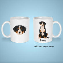 Load image into Gallery viewer, Greater Swiss Mountain Dog 11 oz mug personalized
