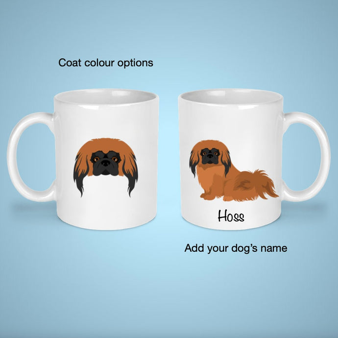 Pekingese 11 oz mug personalized