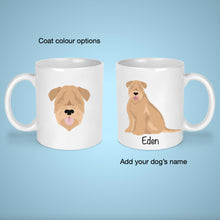 Load image into Gallery viewer, Soft Coated Wheaten Terrier 11 oz mug personalized
