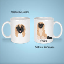 Load image into Gallery viewer, Tibetan Terrier 11 oz mug personalized
