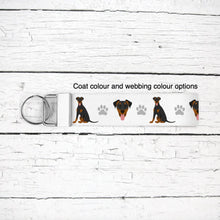 Load image into Gallery viewer, Doberman Pinscher key wristlet
