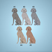 Load image into Gallery viewer, Weimaraner key wristlet
