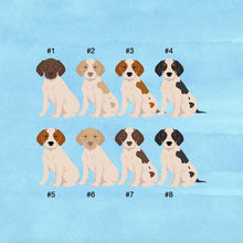 Load image into Gallery viewer, English Pointer puppy ornament personalized
