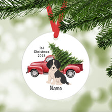 Load image into Gallery viewer, English Springer Spaniel ornament personalized
