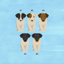 Load image into Gallery viewer, Smooth Fox Terrier puppy ornament personalized
