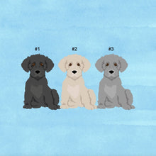 Load image into Gallery viewer, Irish Wolfhound puppy ornament personalized
