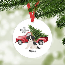 Load image into Gallery viewer, Jack Russell Terrier (wirecoat) puppy ornament personalized
