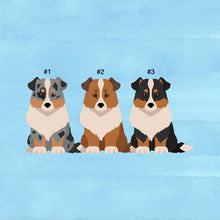 Load image into Gallery viewer, Shetland Sheepdog puppy ornament personalized
