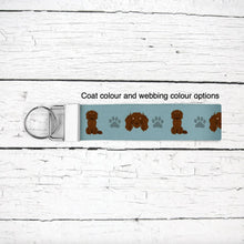 Load image into Gallery viewer, Boykin Spaniel key wristlet
