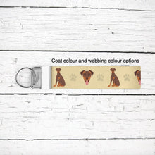 Load image into Gallery viewer, Doberman Pinscher key wristlet
