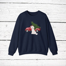 Load image into Gallery viewer, Standard Poodle Red Truck Sweatshirt
