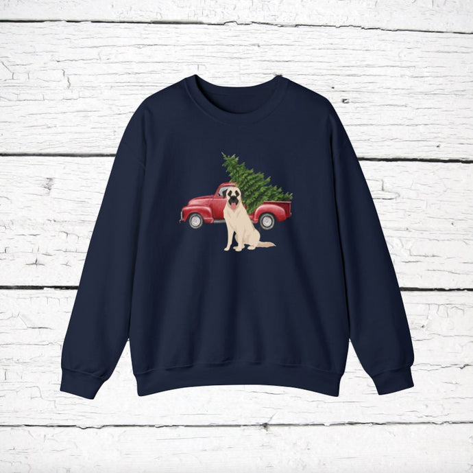 Anatolian Shepherd Red Truck Sweatshirt