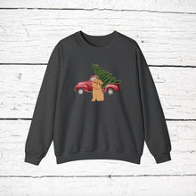 Load image into Gallery viewer, Brussels Griffon Red Truck Sweatshirt
