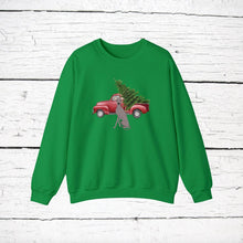 Load image into Gallery viewer, Italian Greyhound Red Truck Sweatshirt
