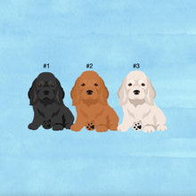Load image into Gallery viewer, American Cocker Spaniel puppy ornament personalized
