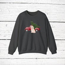 Load image into Gallery viewer, Cockapoo (Cocker Spaniel/Poodle mix) Red Truck Sweatshirt
