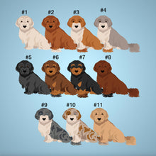 Load image into Gallery viewer, Doxiepoo (Dachshund/Poodle mix) Red Truck Sweatshirt
