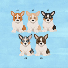 Load image into Gallery viewer, Cardigan Welsh Corgi puppy ornament personalized
