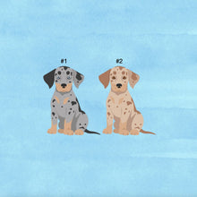 Load image into Gallery viewer, Catahoula Leopard Dog puppy ornament personalized

