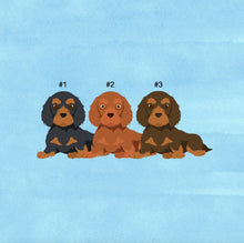 Load image into Gallery viewer, Dachshund puppy (wirehaired) ornament personalized

