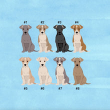 Load image into Gallery viewer, Italian Greyhound puppy ornament personalized
