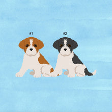 Load image into Gallery viewer, Jack Russell Terrier (wirecoat) puppy ornament personalized

