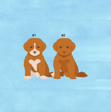 Load image into Gallery viewer, Nova Scotia Duck Tolling Retriever puppy ornament personalized
