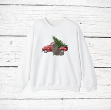 Load image into Gallery viewer, German Spitz Red Truck Sweatshirt
