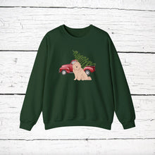 Load image into Gallery viewer, Tibetan Mastiff Red Truck Sweatshirt
